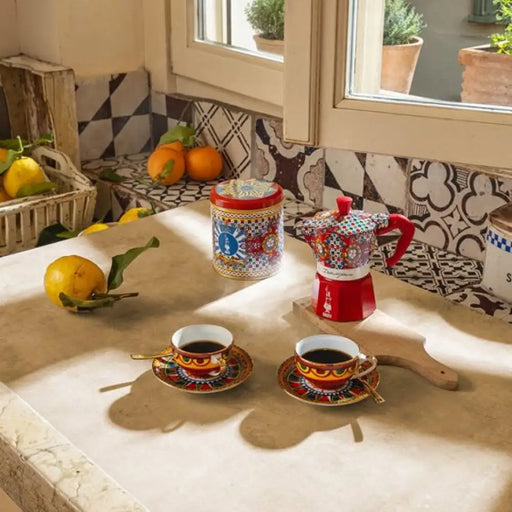 Сет Bialetti D&G Moka Express Sicilian Cart 3 cups and