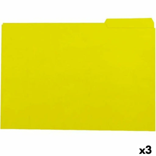 Set of Subfolders Elba Жълт A4 50 Части (3 броя)