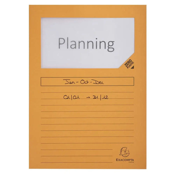 Set of Subfolders Exacompta Forever Оранжев A4 Прозрачен