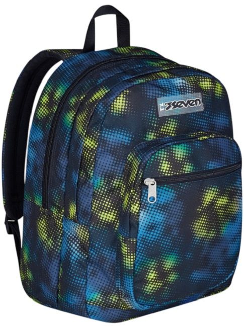 Ученическа раница Seven Freethink - Acid Green, 34 l
