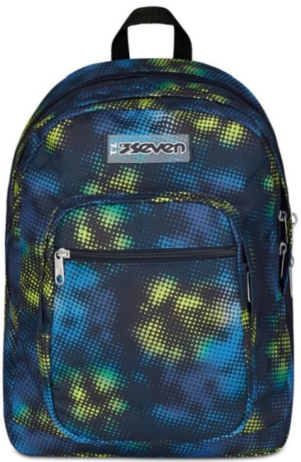 Ученическа раница Seven Freethink - Acid Green, 34 l