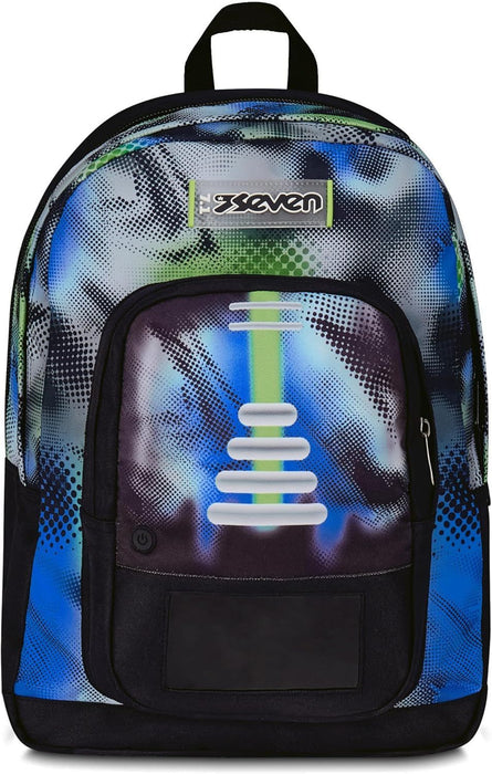 Ученическа раница Seven Freethink - Write Down, Green, 34 l