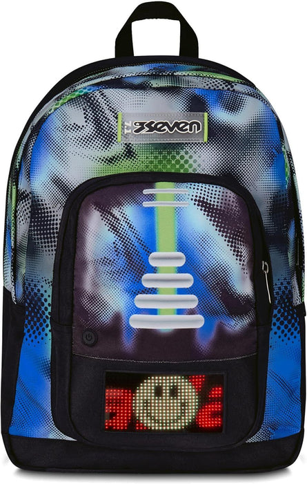 Ученическа раница Seven Freethink - Write Down, Green, 34 l