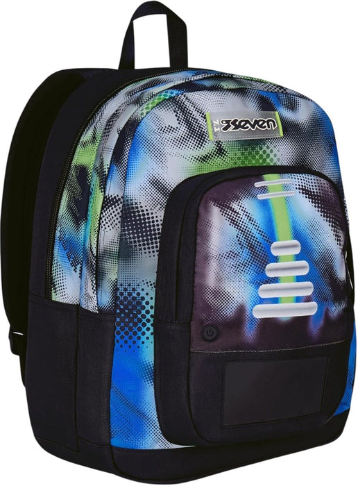 Ученическа раница Seven Freethink - Write Down, Green, 34 l