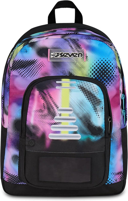 Ученическа раница Seven Freethink - Write Down, Fluo, 34 l