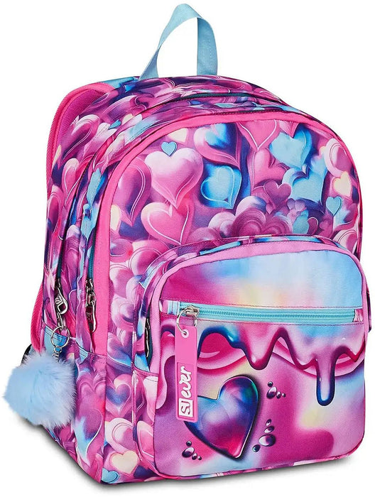 Ученическа раница Seven SJ Ever - Pink Beat, 31 l