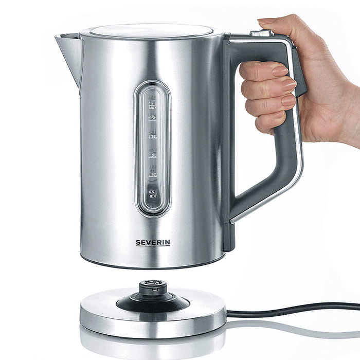 Електрическа канa SEVERIN WK 3418 СИВ, 1.70 l, 3000 W