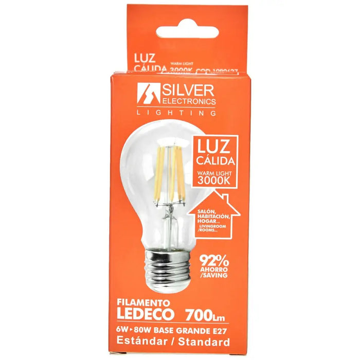 Сферична LED крушка за лампа Silver Electronics 1980627 E27