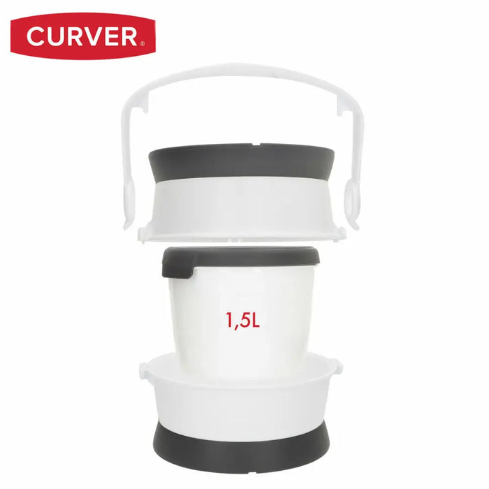 Сгъваща Купичка за Домашни Любимци Curver Пластмаса 19 x 8