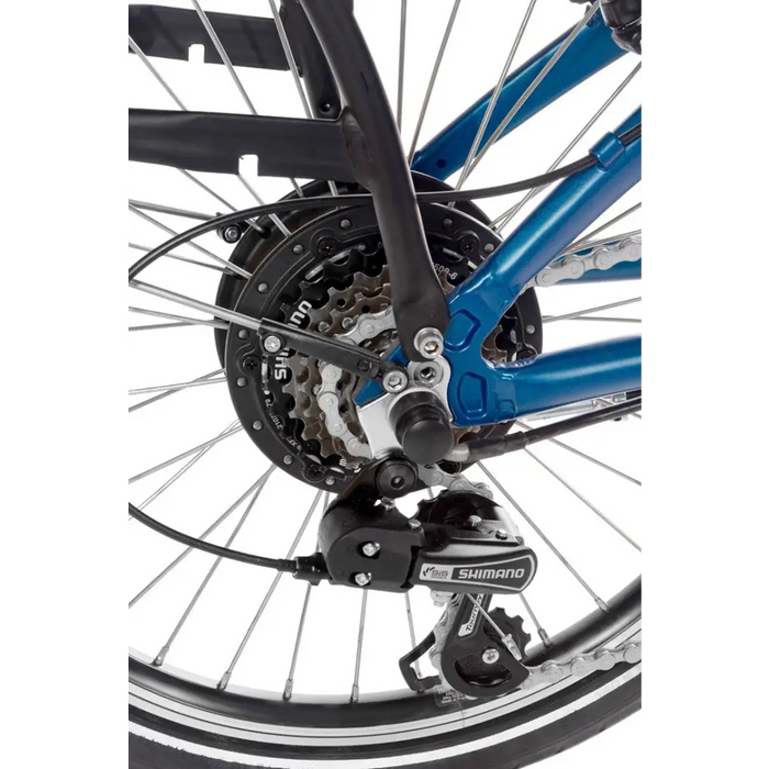 Сгъваем електрически велосипед Snapp City-E син