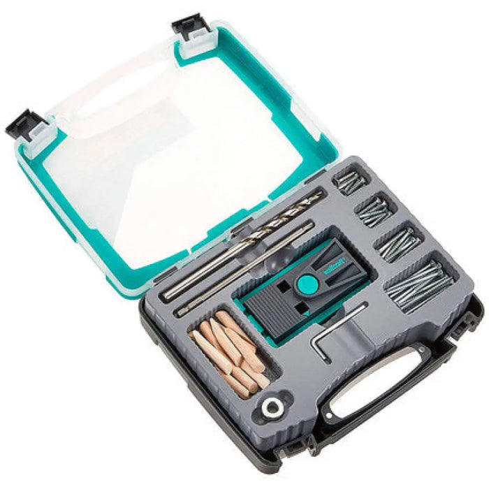 ШАБЛОН ЗА ПРОБИВАНЕ ПОД ЪГЪЛ КОМПЛЕКТ 12-38 ММ WOLFCRAFT