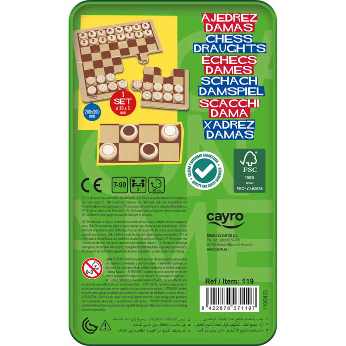 Шах Cayro Дървен