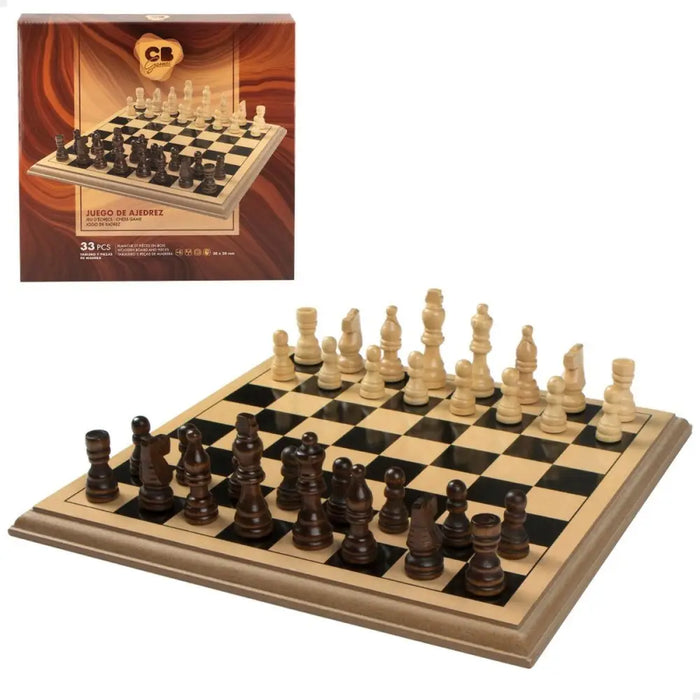 Шах CB Games Дървен (4 броя)