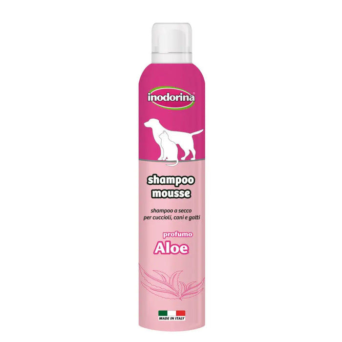 Шампоан за домашни любимци Inodorina 300 ml Пяна алое вера