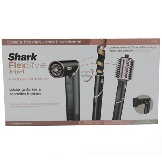 Маша Shark FlexStyle 3-в-1 Air Styler и сешоар HD424DE