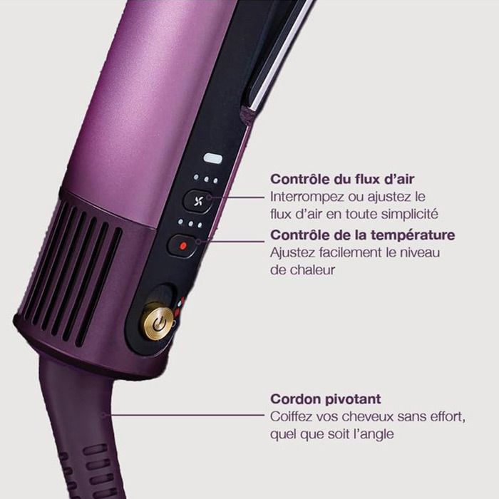 Преса за коса и сешоар Shark Beauty SilkiPro Straight HT401EUPU