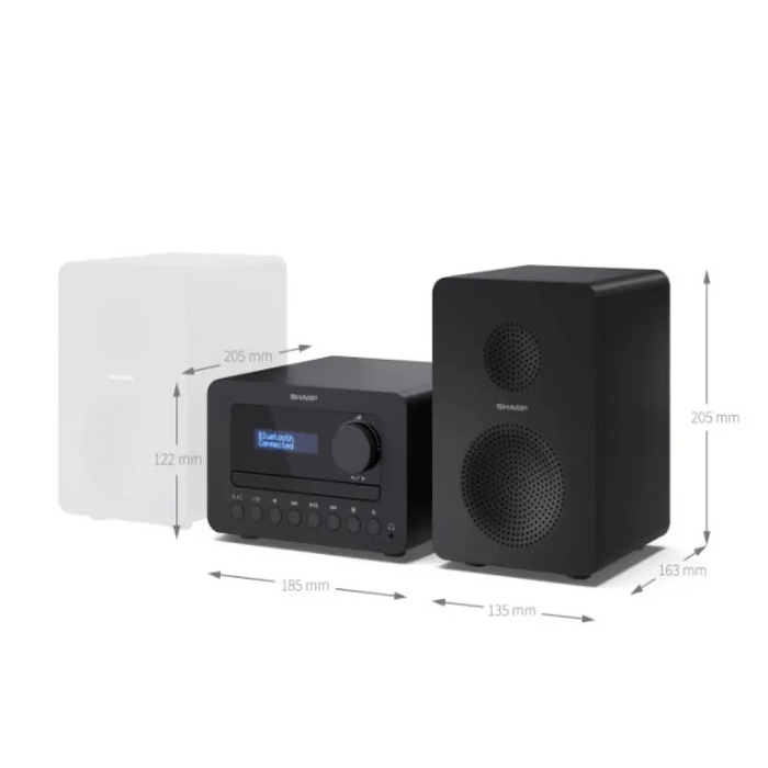 Sharp Audio Systems XL-B520D(BK) HI-FI MICRO SYSTEM 40