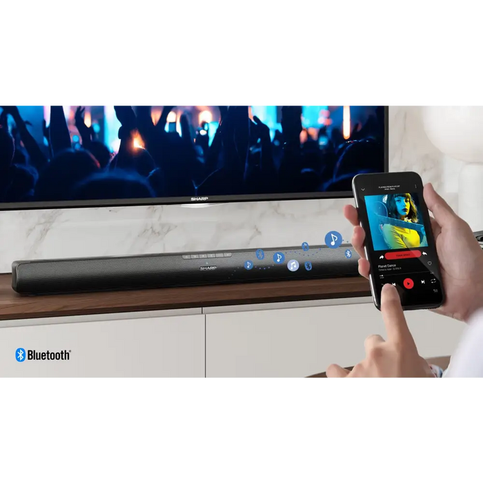 Sharp Soundbar HT SB100 75W 2.0 HDMI & BLUETOOTH HDMI