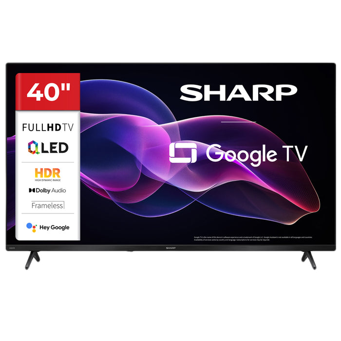 Телевизор SHARP 40HF3265E QLED SMART TV, GOOGLE TV, 40.0 ", 101.0 см