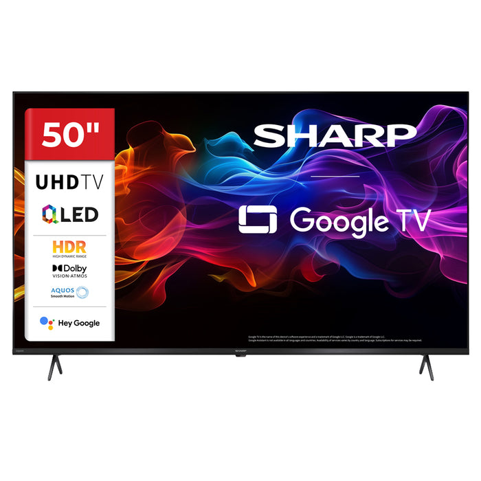 Телевизор SHARP 50HP5265E 4K Ultra HD QLED SMART TV, GOOGLE TV, 50.0 ", 126.0 см