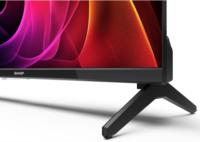 Sharp 24HA1205E, 24" LED HD 1366x768 без рамка, 100 000:1, DVB-T/T2/C/S/S2, Active Motion 100, високоговорител 2x3W, Dolby Digital, CI+, 3xHDMI (ARC/CEC), 2xUSB, LAN, видео/аудио вход (3 x RCA), хотелски режим, E, 2-полюсна стойка