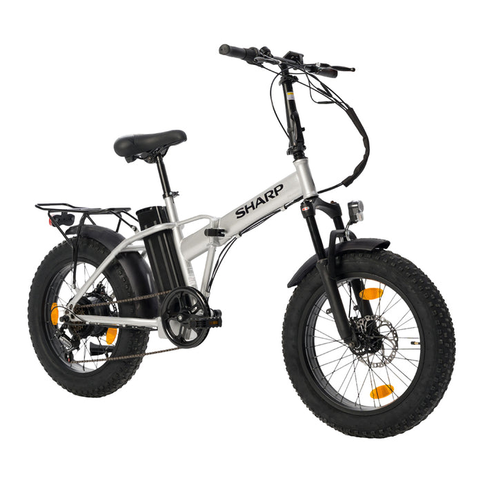 Електрически велосипед SHARP BK-FM01-ES 250 W, ПРОБЕГ ДО 40 KM, 20.00 "