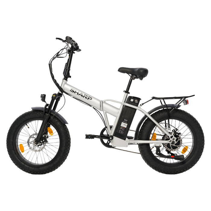 Електрически велосипед SHARP BK-FM03-ES 250 W, ПРОБЕГ ДО 60 KM, 20.00 "