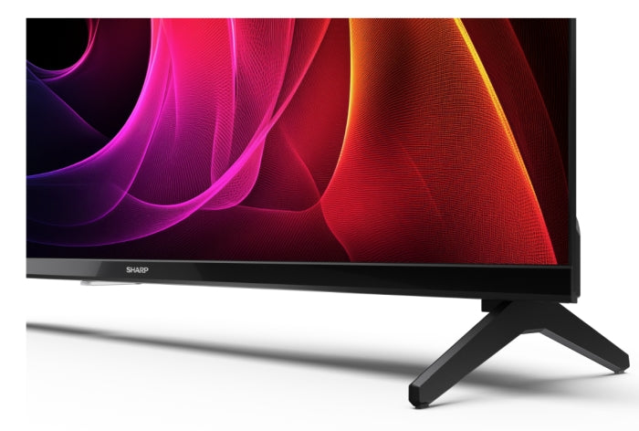 Sharp 32HA1205E, 32" LED HD 1366x768 HD без рамка, 100 000:1, DVB-T/T2/C/S/S2, Active Motion 100, високоговорители 2x8W, Dolby Digital, CI+, 3xHDMI (ARC/CEC), 2xUSB, LAN, видео/аудио вход (3 x RCA), хотелски режим, E, 2-полюсна стойка