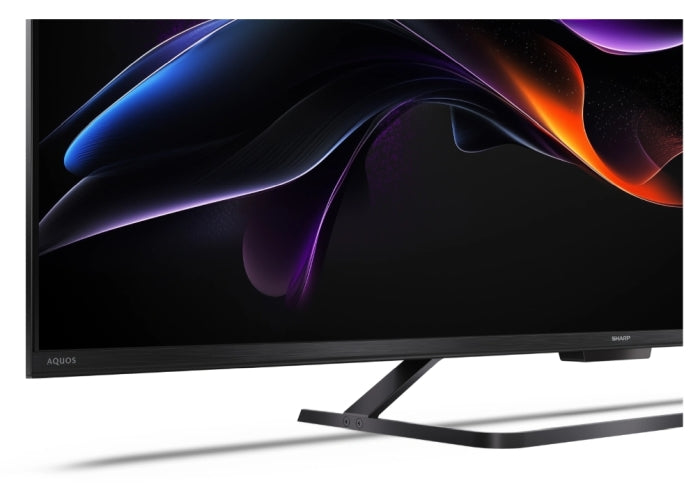 Sharp 50HR7265E, 50" QLED GOOGLE телевизор, 4K 144Hz Quantum Dot 3840x2160 без рамка, AQUOS AI, DVB-T/T2/C/S/S2, Active Motion 1400, HDR10, Dolby Atmos, Dolby Vision, DTS:X, Google Assistant, HDMI eARC, Mini Composite/CVBS + аудио вход, USB, Wi-Fi, Blueto