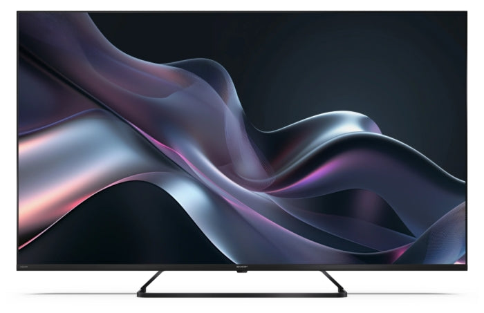 Sharp 55HP6265E, 55" QLED Google TV, 4K Ultra HD 3840x2160 без рамка, 1 000 000:1, AQUOS, DVB-T/T2/C/S/S2, Active Motion 1000, HDR10, Dolby Atmos, Dolby Vision, Google Assistant, Google Cast, HDMI 2.1 с eARC, 3.5 мм жак за слушалки / линеен изход, USB, Wi