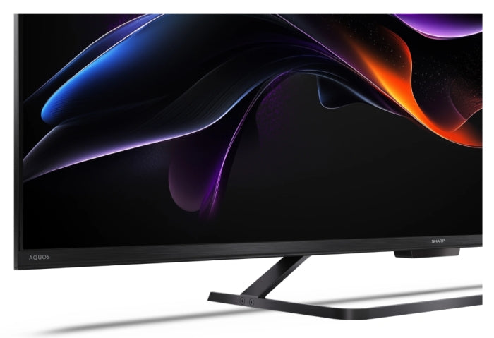 Sharp 55HR7265E, 55" QLED GOOGLE телевизор, 4K 144Hz Quantum Dot 3840x2160 без рамка, AQUOS AI, DVB-T/T2/C/S/S2, Active Motion 1400, HDR10, Dolby Atmos, Dolby Vision, DTS:X, Google Assistant, HDMI eARC, Mini Composite/CVBS + аудио вход, USB, Wi-Fi, Blueto