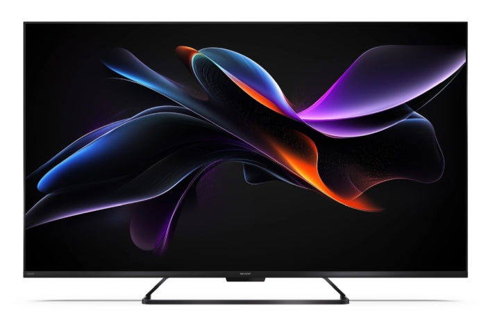 Sharp 55HR7265E, 55" QLED GOOGLE телевизор, 4K 144Hz Quantum Dot 3840x2160 без рамка, AQUOS AI, DVB-T/T2/C/S/S2, Active Motion 1400, HDR10, Dolby Atmos, Dolby Vision, DTS:X, Google Assistant, HDMI eARC, Mini Composite/CVBS + аудио вход, USB, Wi-Fi, Blueto