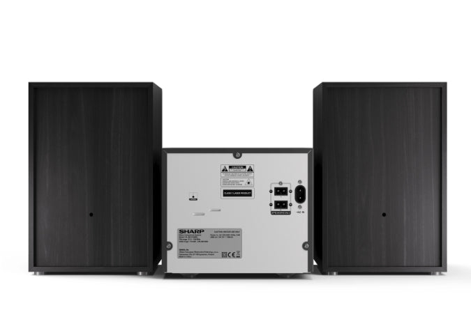 Sharp Audio Systems XL-B517D(BK), HI-FI МИКРО СИСТЕМА, 45 W обща максимална изходна мощност, DAB+ и FM тунер с RDS, Bluetooth v5.0, CD плейър, USB възпроизвеждане, 3,5 mm Aux-in / line-in, жак за слушалки, дървен високоговорител, черен