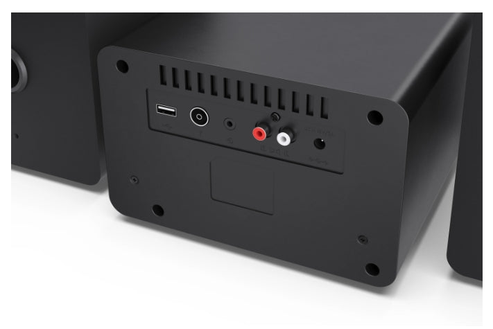 Sharp Audio Systems XL-B520D(BK), HI-FI MICRO SYSTEM, 40 (peak), DAB+/DAB и FM радио с RDS, Bluetooth v5.0, CD плейър, USB MP3 възпроизвеждане, 3,5 мм жак за слушалки / линеен изход, дървен високоговорител, черен