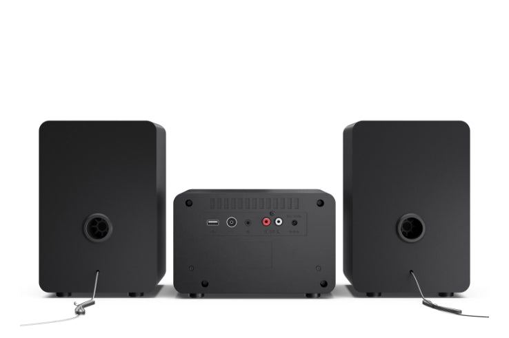 Sharp Audio Systems XL-B520D(BK), HI-FI MICRO SYSTEM, 40 (peak), DAB+/DAB и FM радио с RDS, Bluetooth v5.0, CD плейър, USB MP3 възпроизвеждане, 3,5 мм жак за слушалки / линеен изход, дървен високоговорител, черен