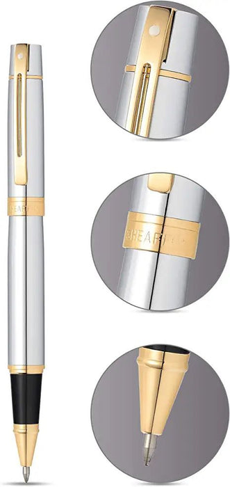Ролер Sheaffer 300 - Сребристо със златисто