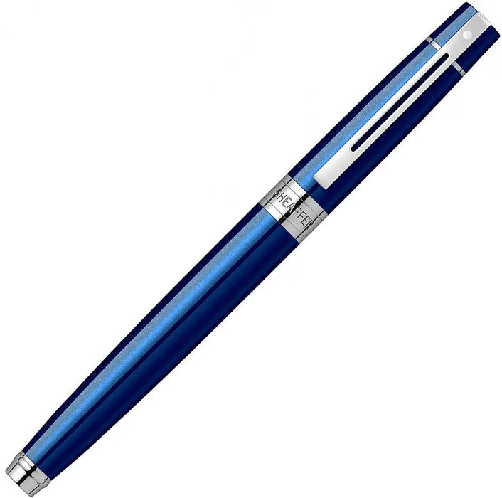 Писалка Sheaffer 300 - Glossy Blue Lacquer/Chrome