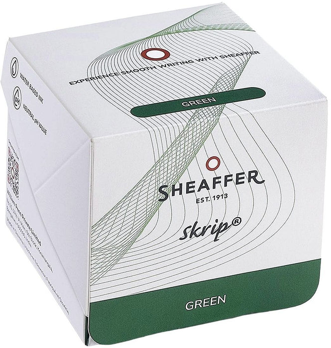 Мастилница Sheaffer Skrip - Зелена, 50 ml