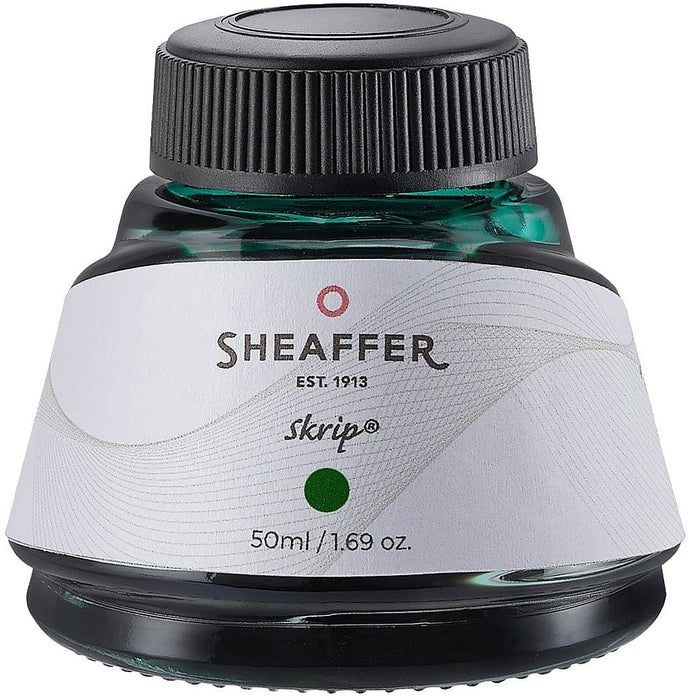 Мастилница Sheaffer Skrip - Зелена, 50 ml