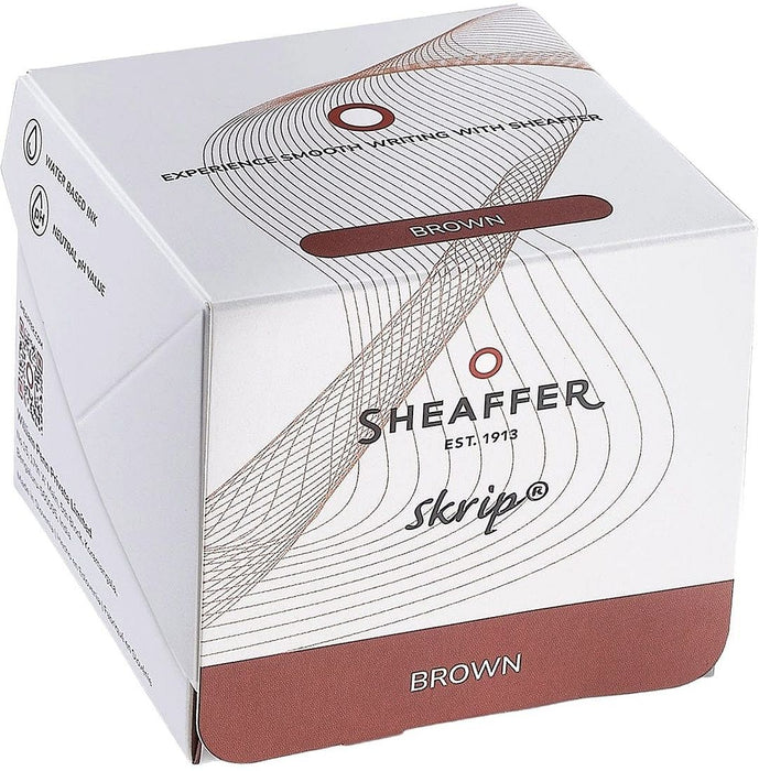Мастилница Sheaffer Skrip - Кафява, 50 ml