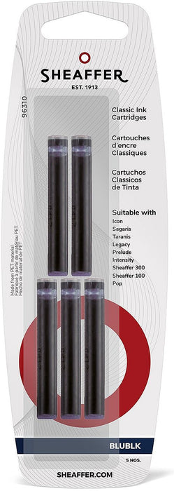 Патрончета за писалки Sheaffer - Сини, 5 броя