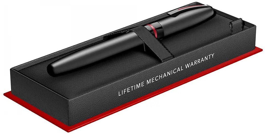 Писалка Sheaffer Icon - Matte Black Lacquer with Red PVD Trims, M