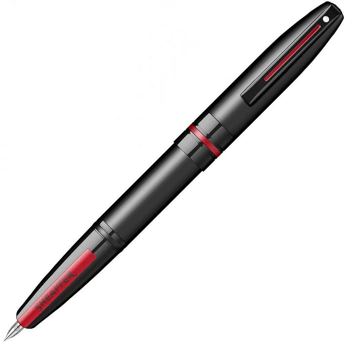 Писалка Sheaffer Icon - Matte Black Lacquer with Red PVD Trims, M