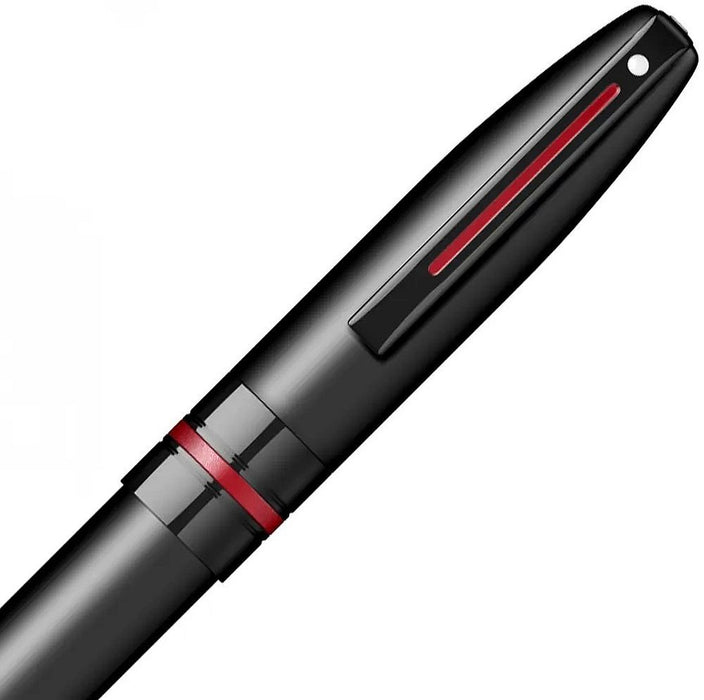 Ролер Sheaffer Icon - Matte Black Laquer with Red PVD Trims