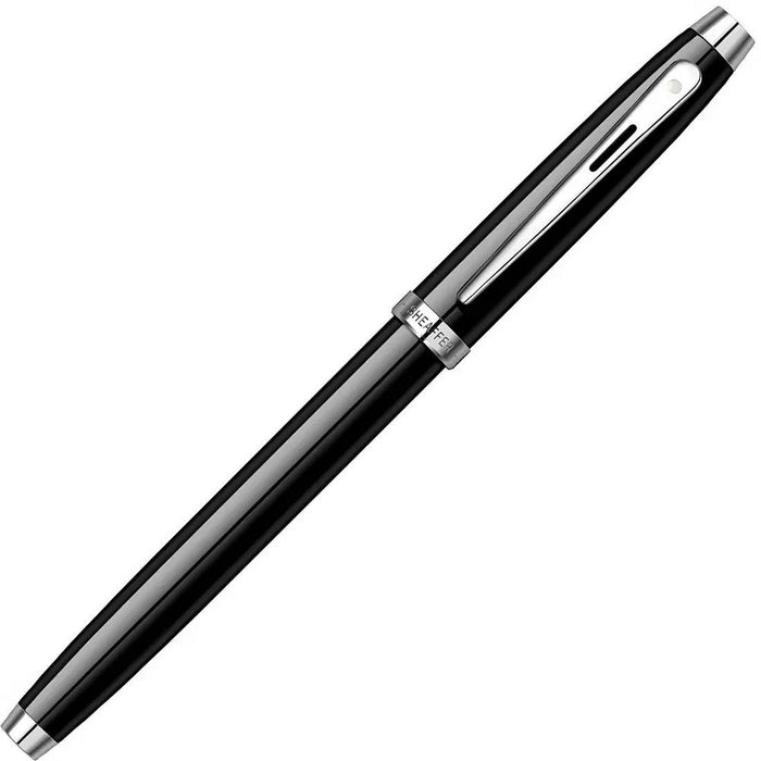 Ролер Sheaffer 100 - Glossy Black Lacquer/Chrome