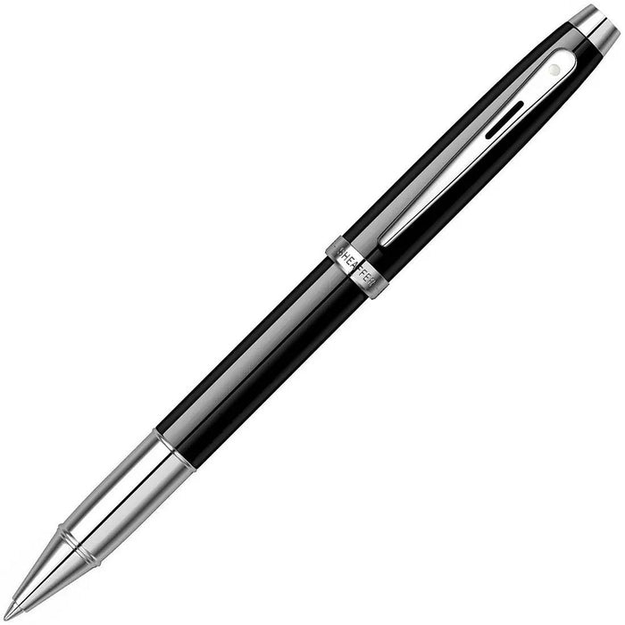 Ролер Sheaffer 100 - Glossy Black Lacquer/Chrome