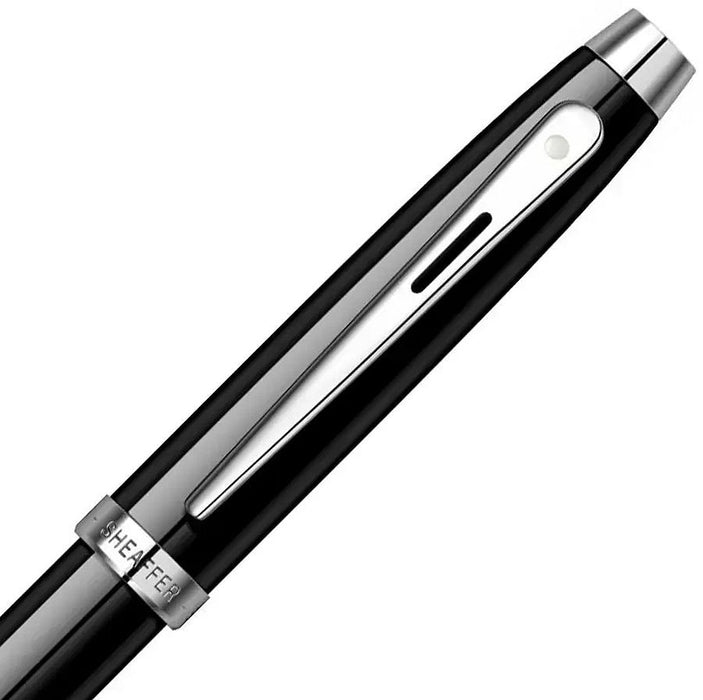 Ролер Sheaffer 100 - Glossy Black Lacquer/Chrome