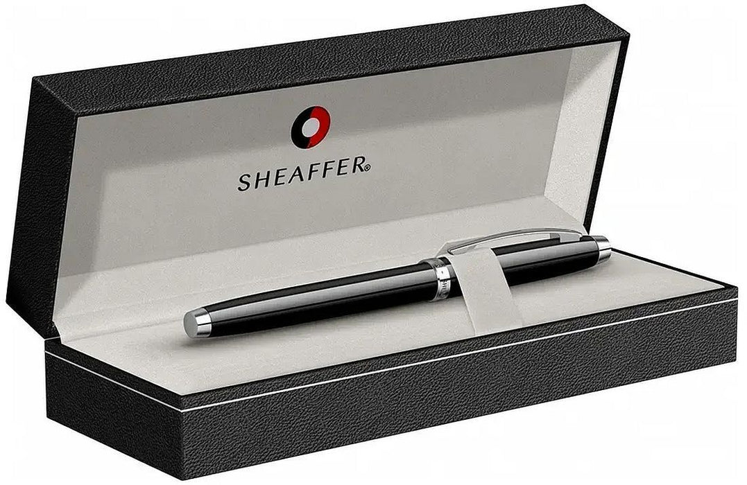 Ролер Sheaffer 100 - Glossy Black Lacquer/Chrome