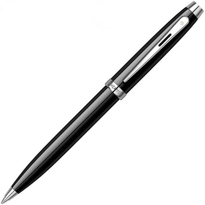 Химикалка Sheaffer 100 - Glossy Black Lacquer/Chrome