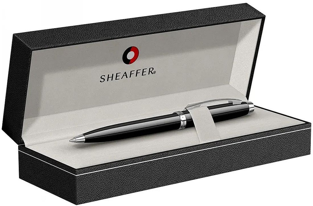 Химикалка Sheaffer 100 - Glossy Black Lacquer/Chrome